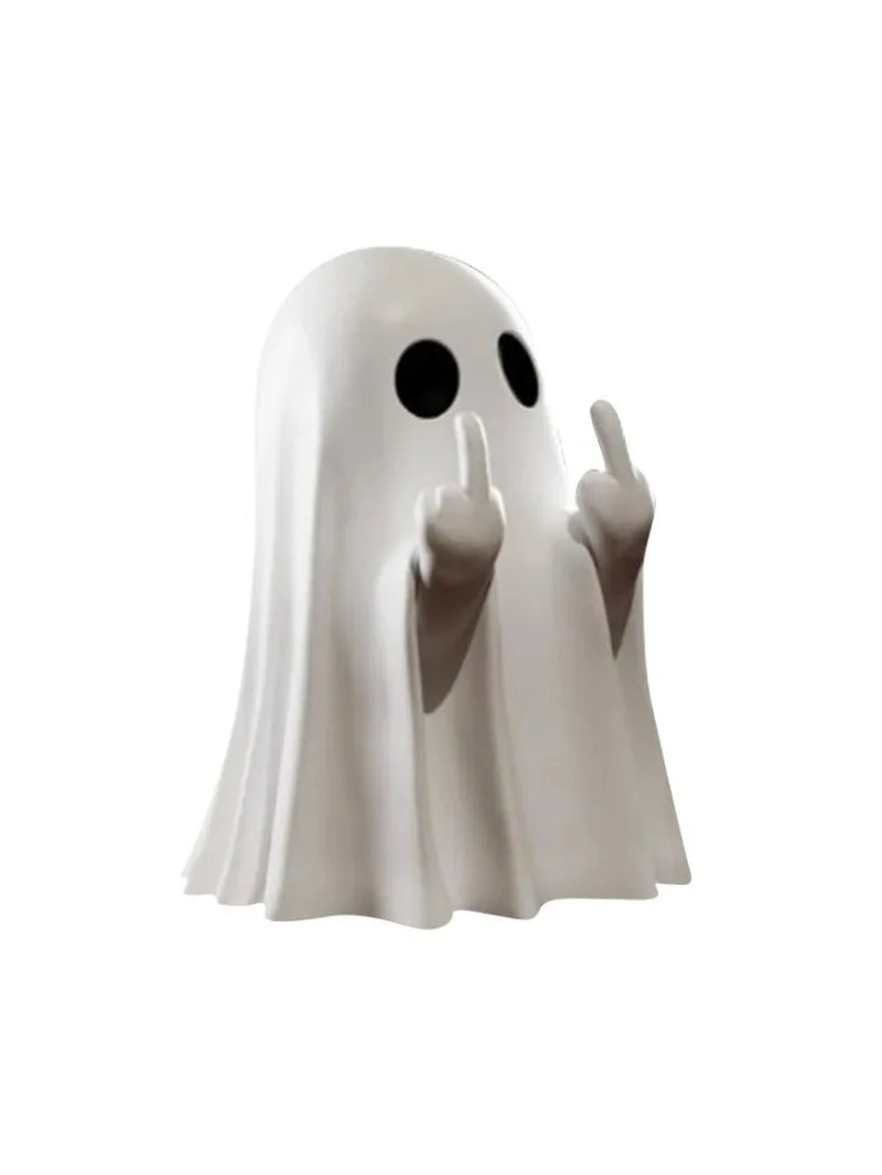 2024 New Halloween Middle Finger Love Ghost Ornaments Halloween Decoration Halloween Ornaments 1